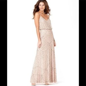Adrianna Papell beaded gown